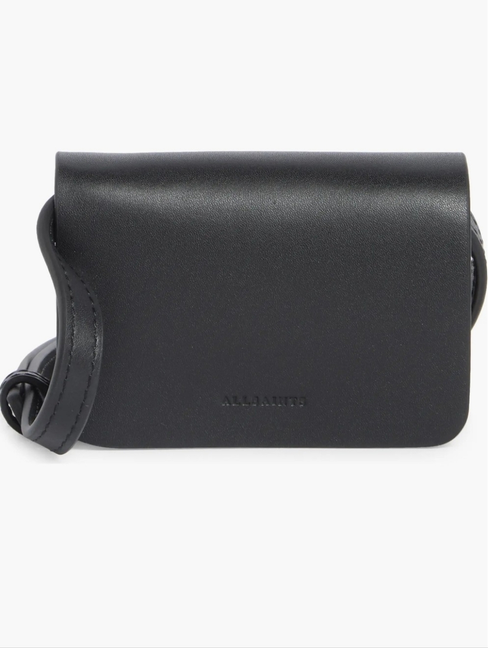 NWT All Saints Honore Leather Crossbody Bag